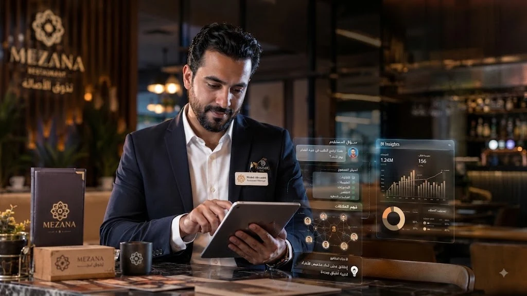 ذكاء الأعمال وتحليلات النمو للمطاعم